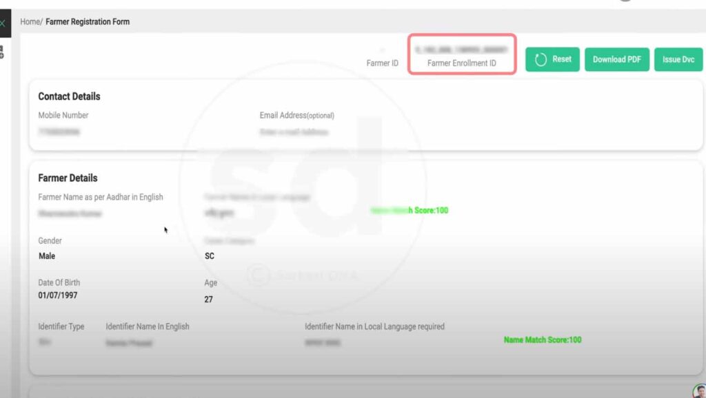 Farmer Registry online