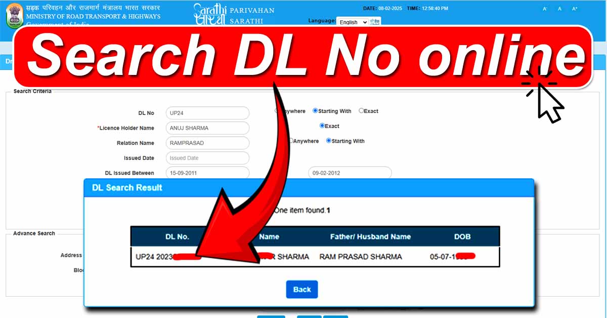 Driving Licence records